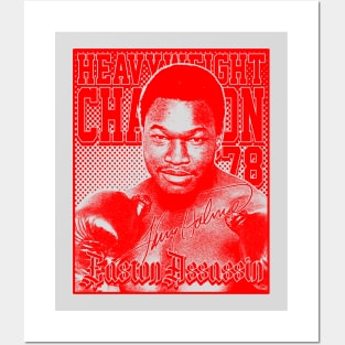 Larry Holmes Red Posters and Art